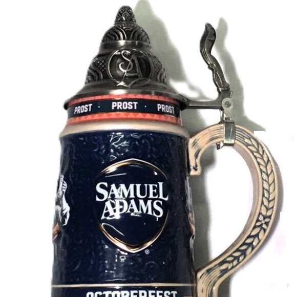🛑SAMUEL ADAMS Octoberfest ➕🆒 BEER STEIN Limited Edition CUP 💸BUY NOW‼️🟢 - Picture 5 of 16